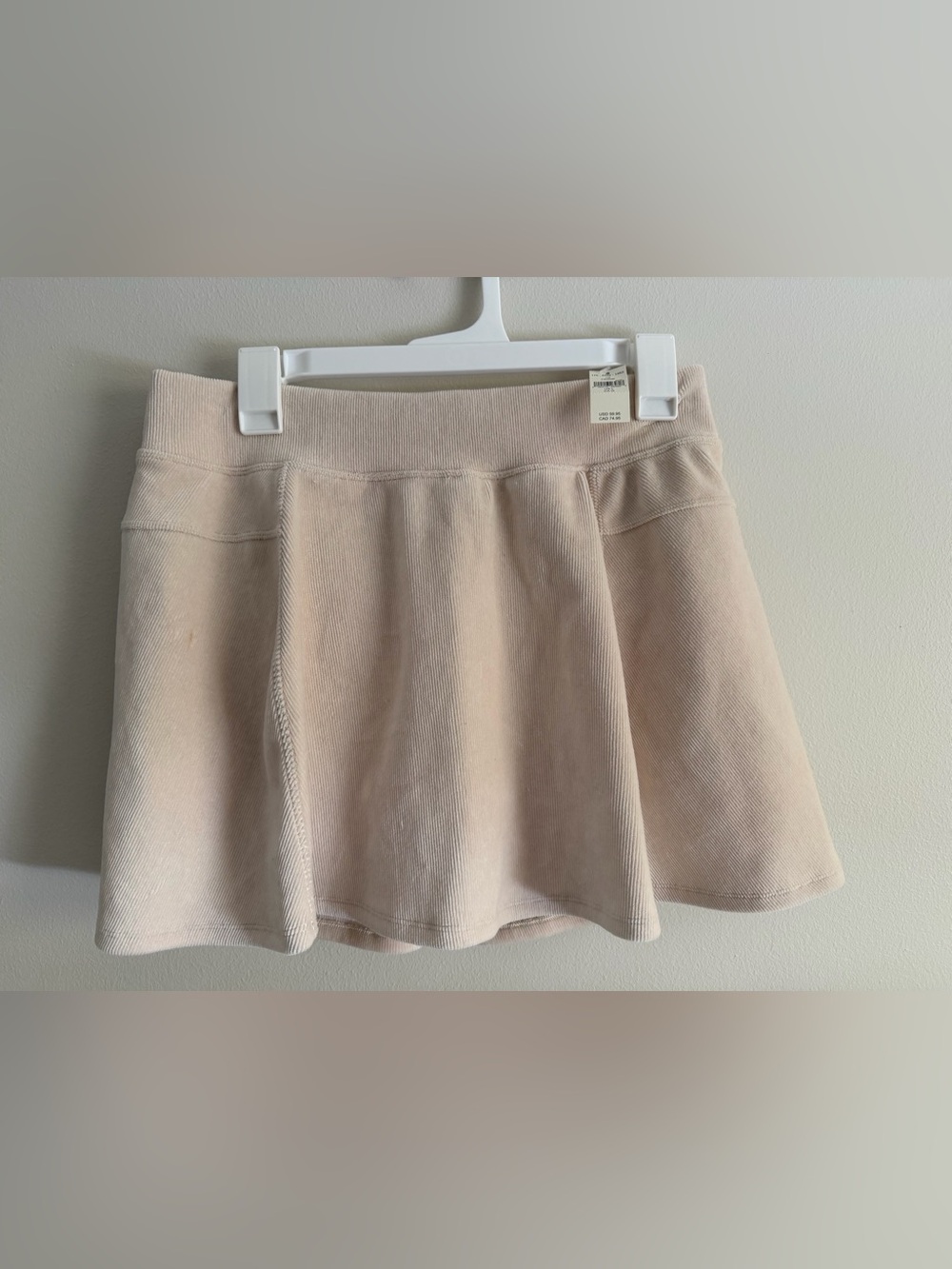 Offline by Aerie Women’s Cream Corduroy Skort